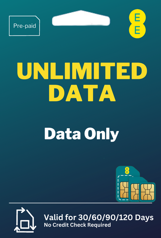 EE | Unlimited Data Only SIM | Prepaid