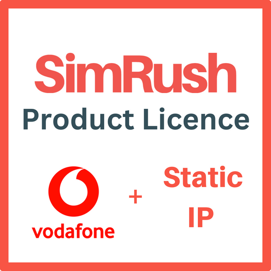 Licence + Static IP + Vodafone Unlimited  Data